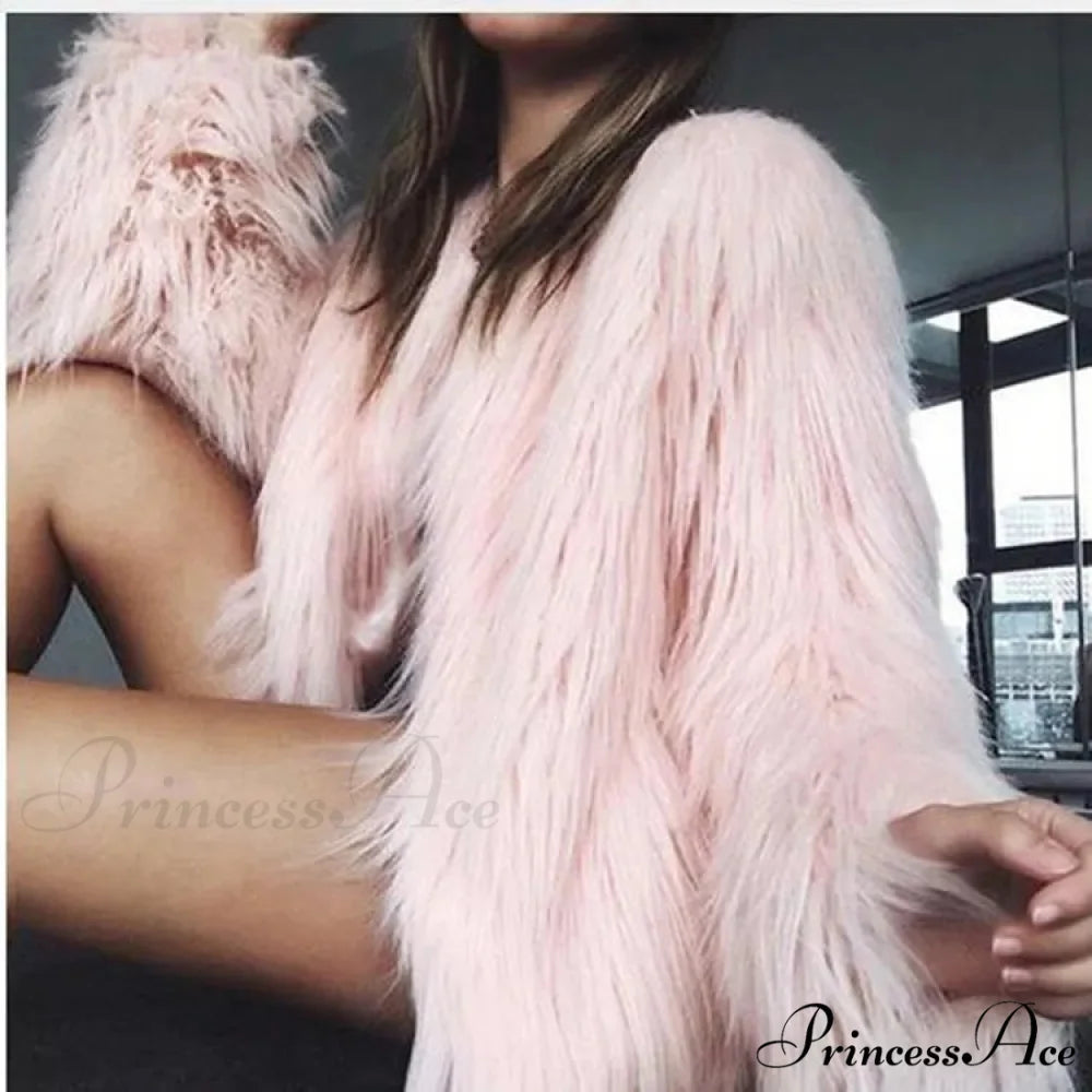 Blurry Broad Hot Puffy Jacket Pink / S coats-241228