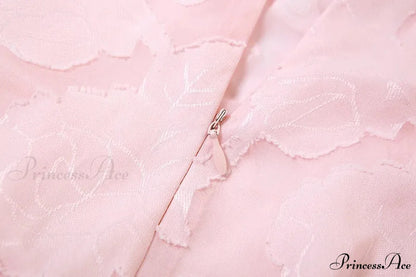 Blush of Elegance Charming Lace Maxi Dress