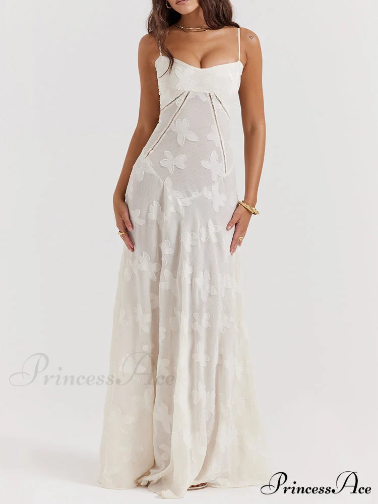 Blush of Elegance Charming Lace Maxi Dress Black / L