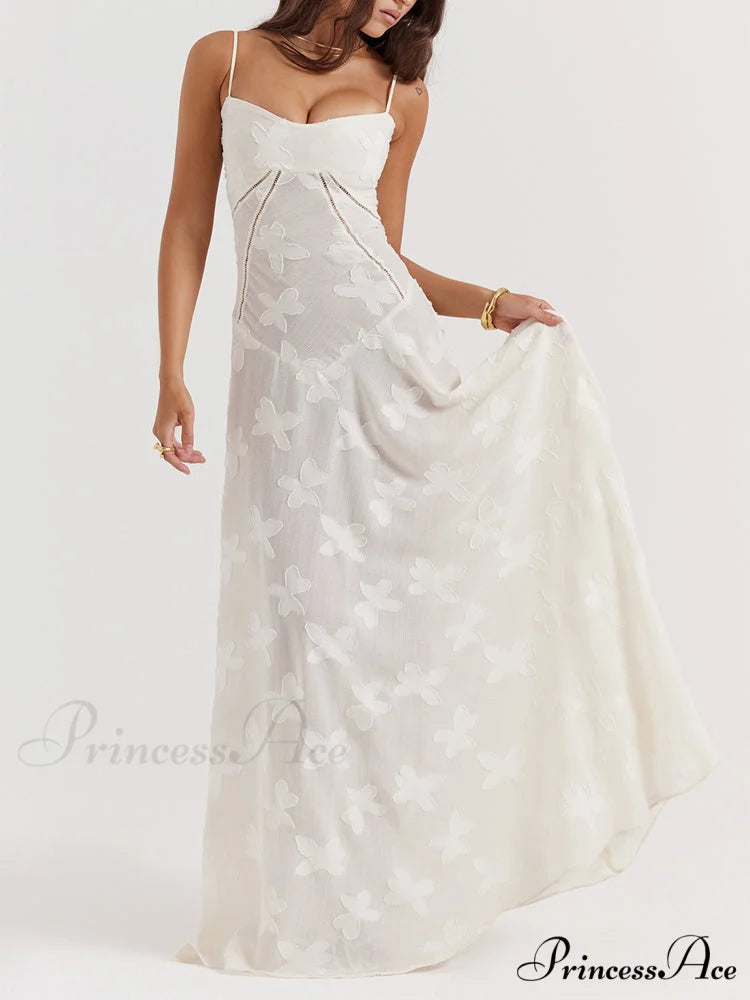 Blush of Elegance Charming Lace Maxi Dress Black / S