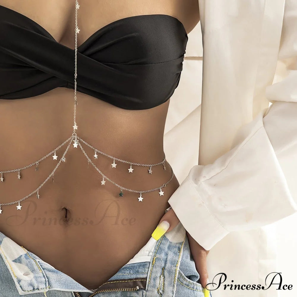 body Star pendant chain