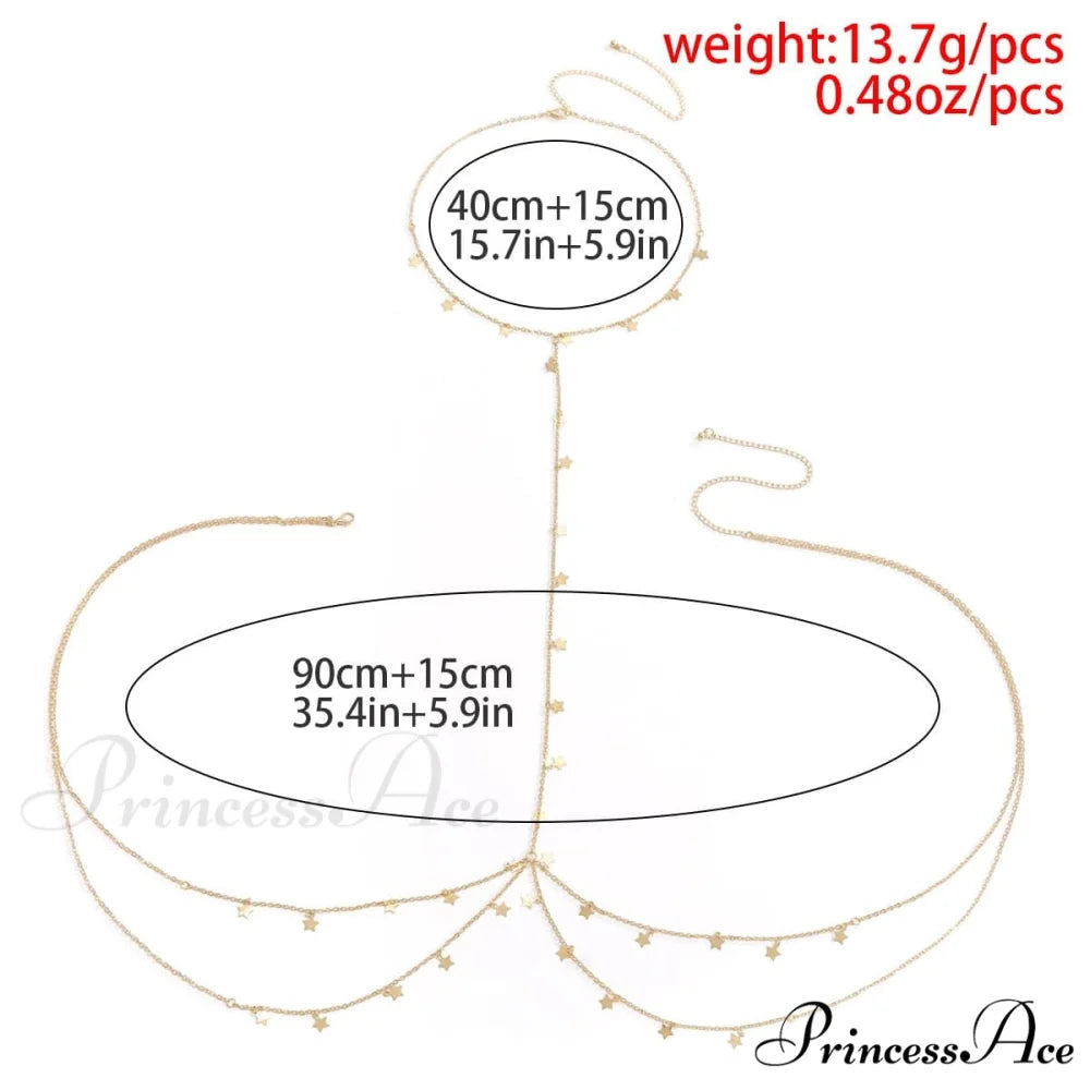 body Star pendant chain
