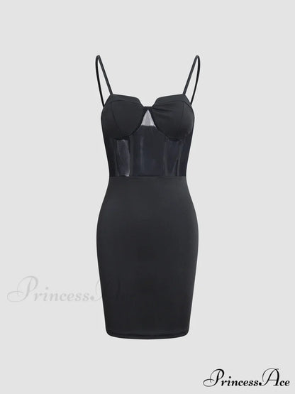 Bodycon Mesh Graceful Corset Short Dress