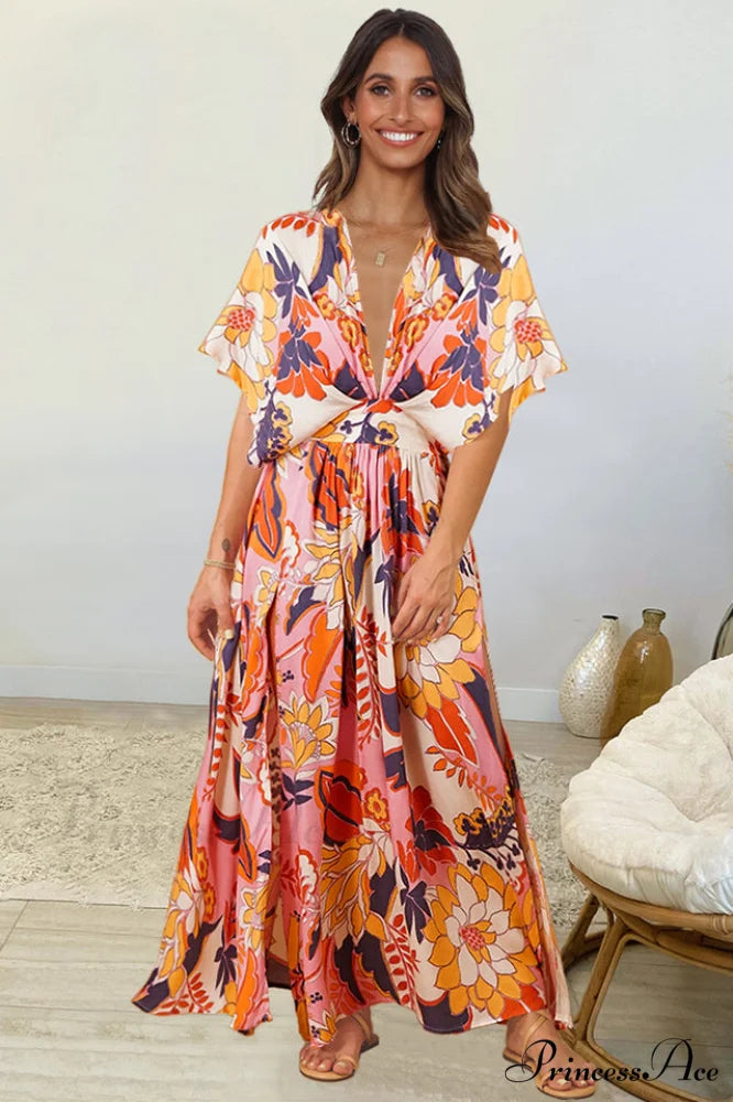 Bohemian Elegant Floral Dress