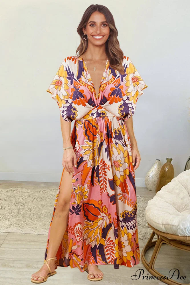Bohemian Elegant Floral Dress S / 2#