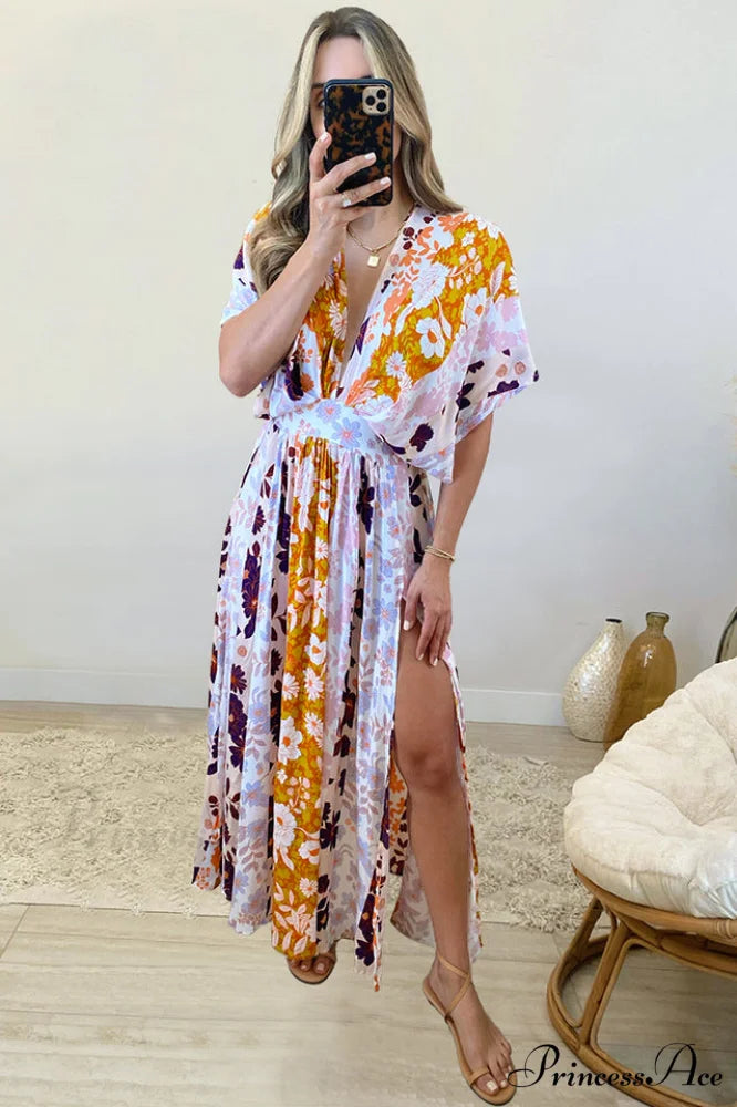 Bohemian Elegant Floral Dress S / 3#