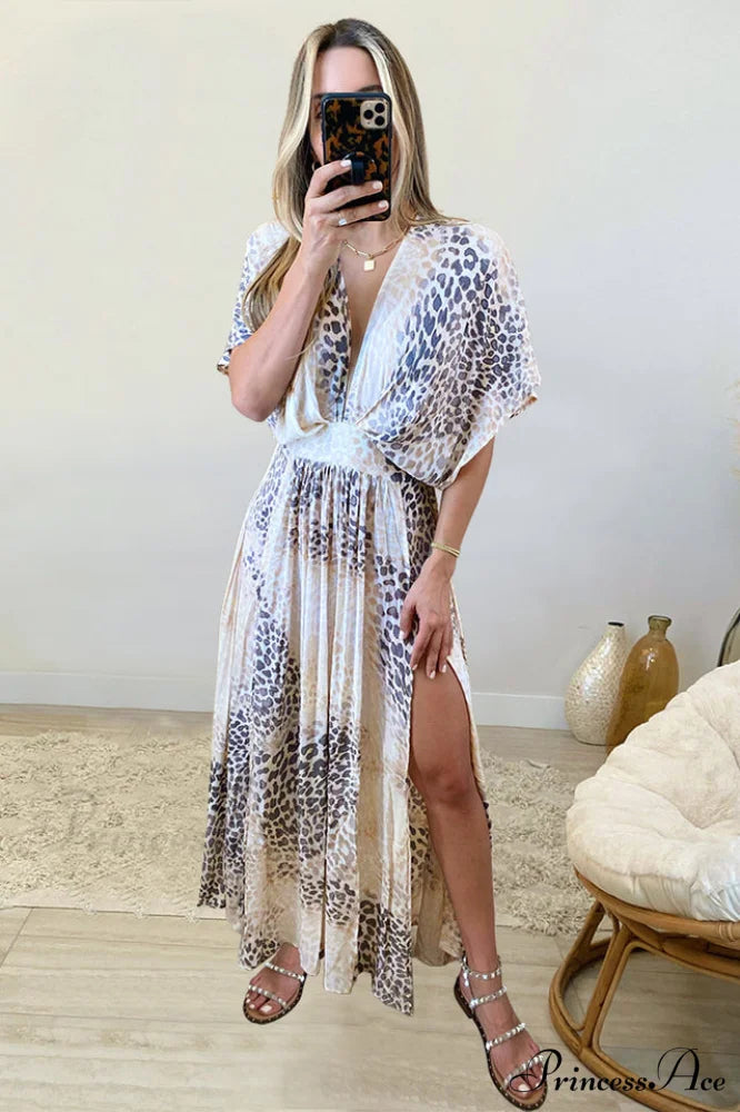 Bohemian Elegant Floral Dress S / 4#