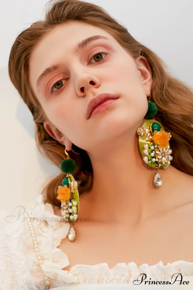 Bohemian Elegant Flower Earrings Picture