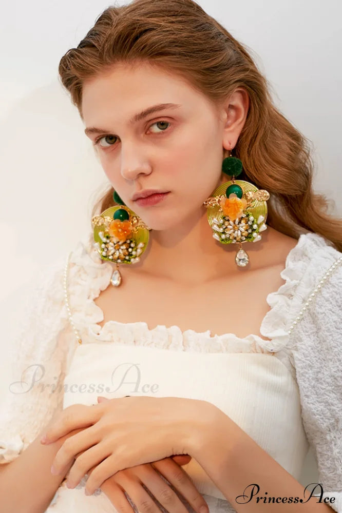 Bohemian Elegant Flower Earrings Picture