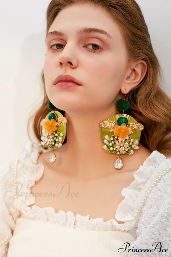 Bohemian Elegant Flower Earrings Picture