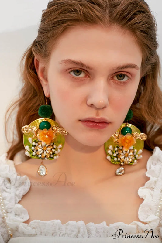 Bohemian Elegant Flower Earrings Picture