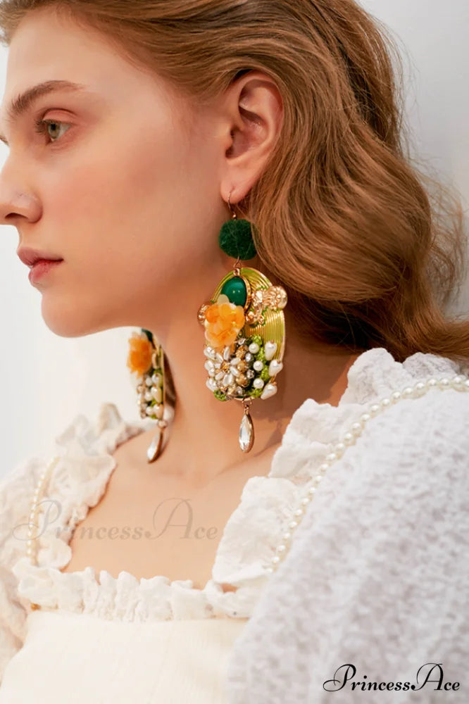 Bohemian Elegant Flower Earrings Picture