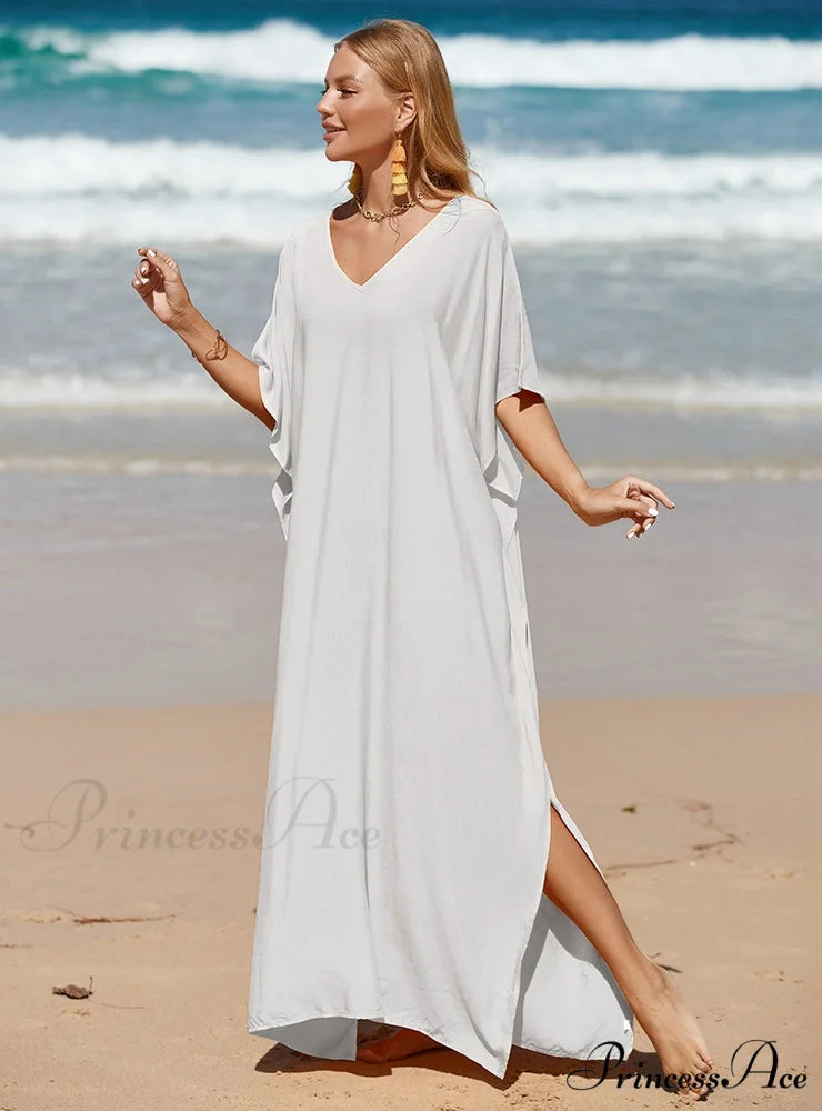 Bohemian Smock Robe for Plus Size Women S / Green