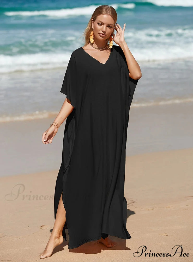 Bohemian Smock Robe for Plus Size Women S / Yellow