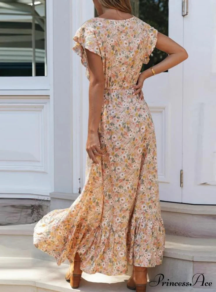 Bohemian Warm-Season Full-Length Dress