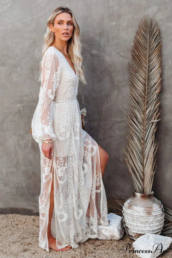 Boho Lace Stylish Maxi Dress
