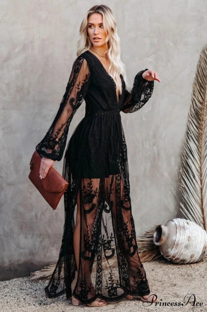 Boho Lace Stylish Maxi Dress