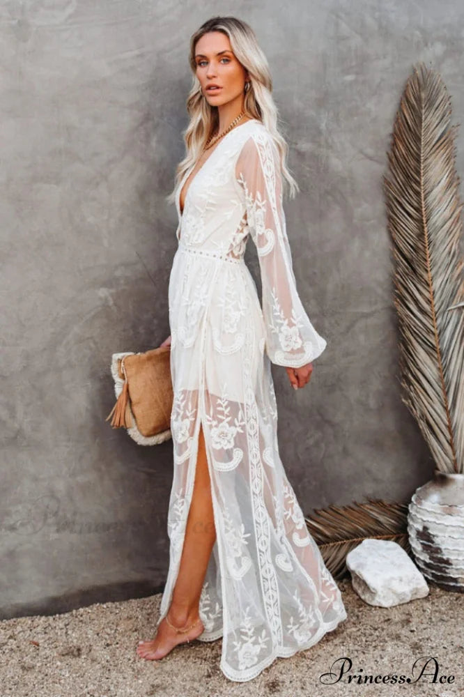 Boho Lace Stylish Maxi Dress