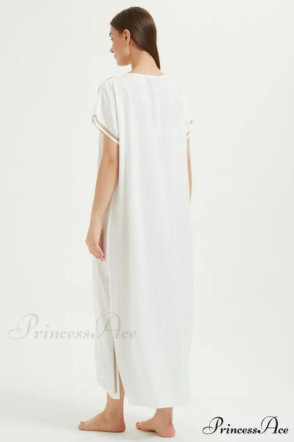 Boho Print Stylish Slit Dress