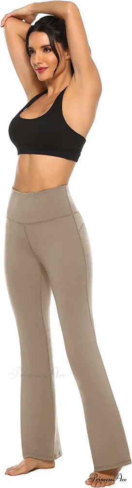 Bootcut High Waist Workout Bootleg Yoga Pants