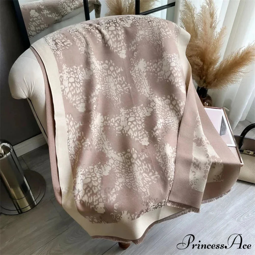 Botanical Cashmere Winter Blanket Scarf Color6 scarf-241228