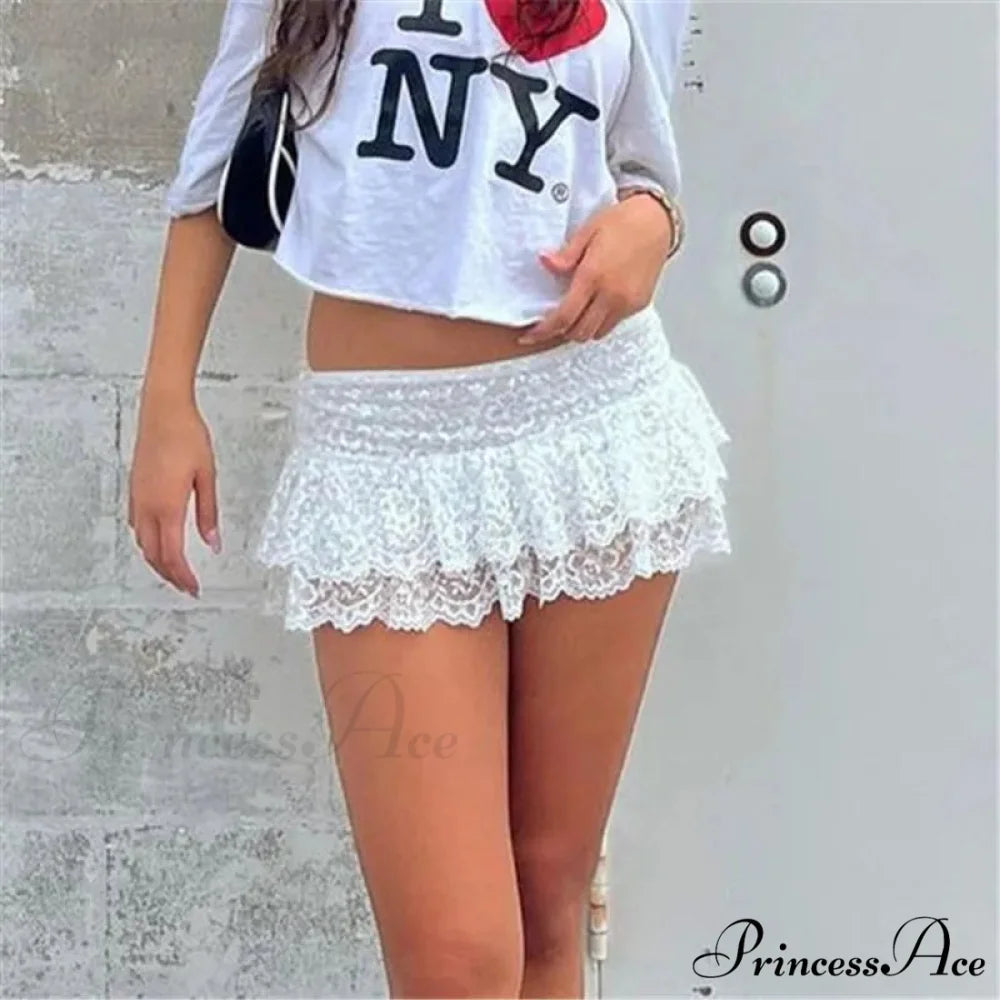 Botanical Frills Fairycore Skirt skirts-250223