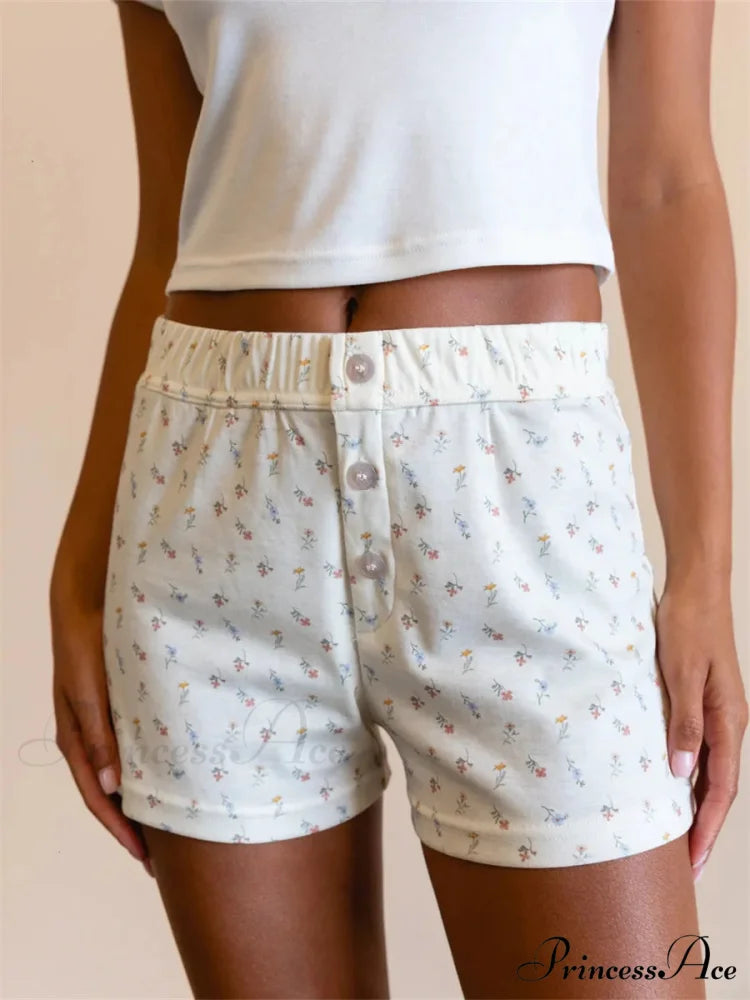 Botanical High Stretch Waist Short PURPLE / S short-250223