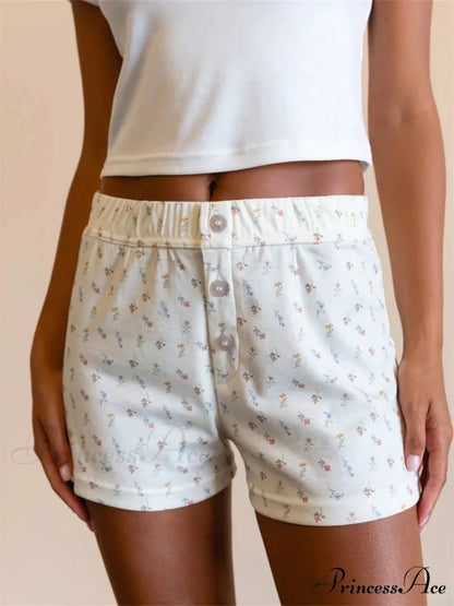 Botanical High Stretch Waist Short PURPLE / S short-250223