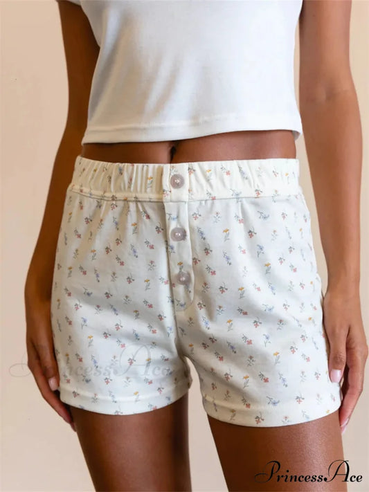Botanical High Stretch Waist Short PURPLE / S short-250223