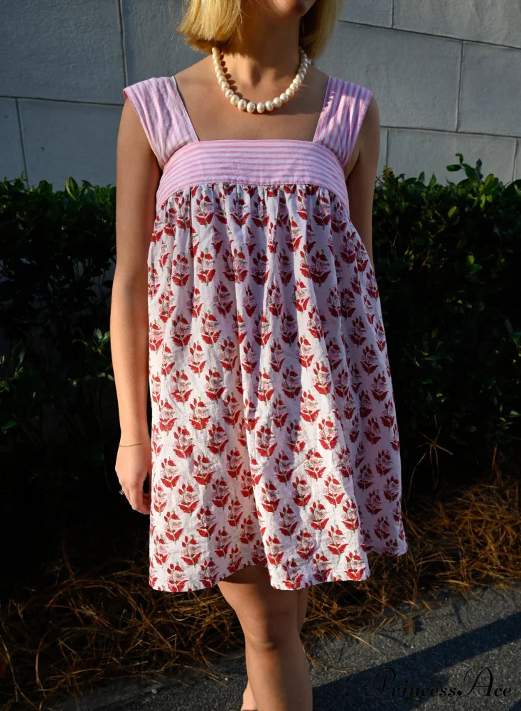 Botanical Lineage Bind Mini Dress blue / S minidress-250223