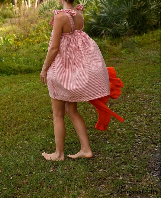 Botanical Lineage Bind Mini Dress minidress-250223