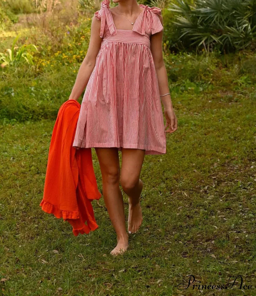 Botanical Lineage Bind Mini Dress minidress-250223