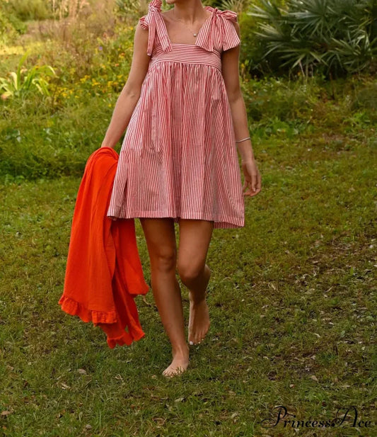 Botanical Lineage Bind Mini Dress minidress-250223