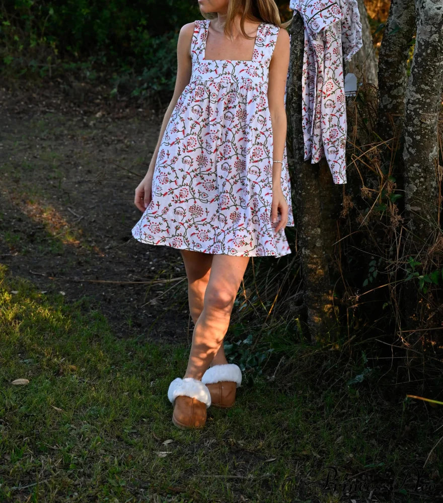 Botanical Lineage Bind Mini Dress purple / S minidress-250223