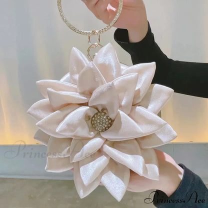 Botanical Sparkling Wine Bag Wristlet Beige wristlet-250126