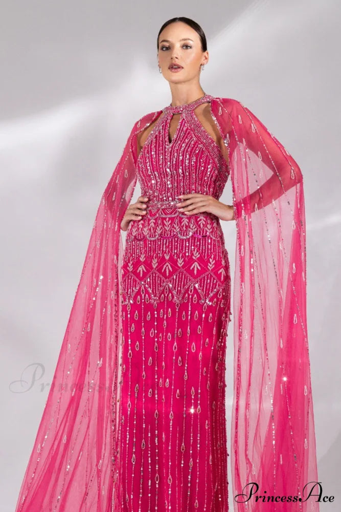 Bound for Romance Trendy Beaded Maxi Dress
