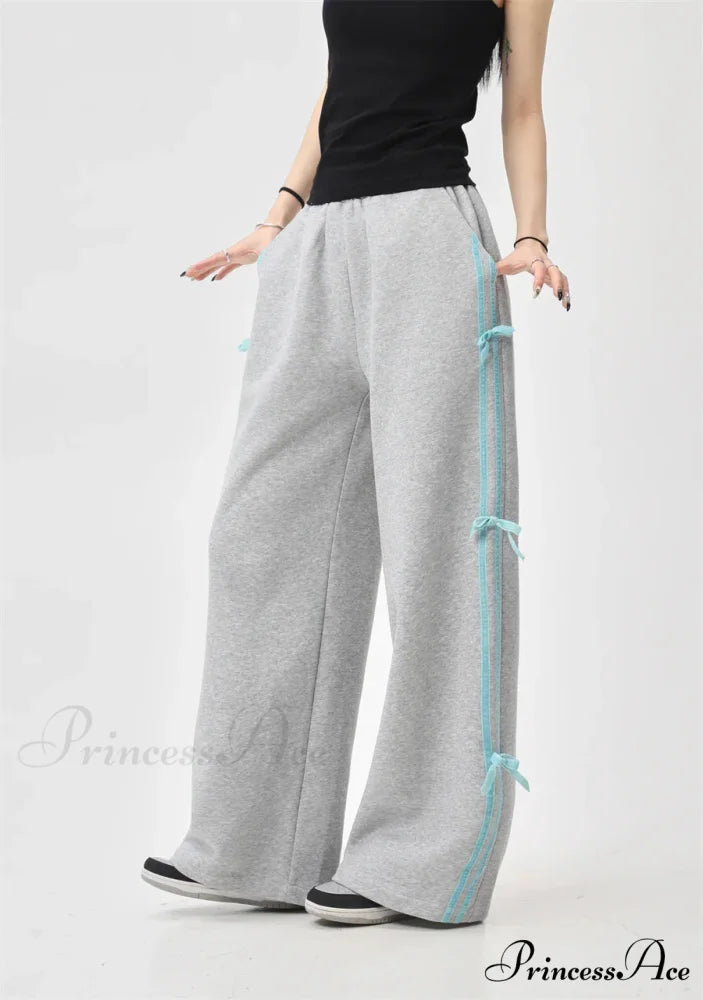 Bow Elegant Tracksuit Set 07-Pants / L