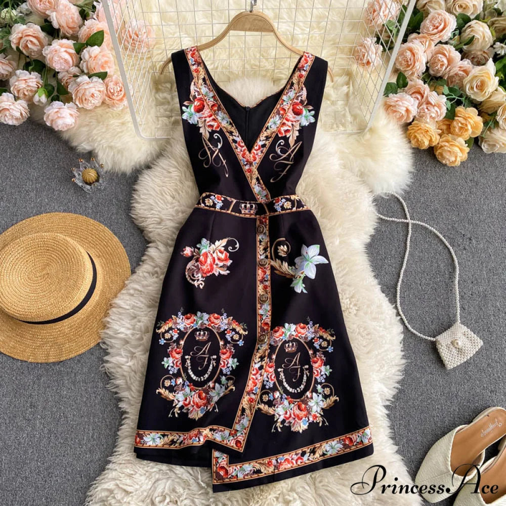 Bow Top and Elegant with for White Flower Overalls Vest Irregular Piece Gown Gown V-Neck Neckline Design Set Blouse 2