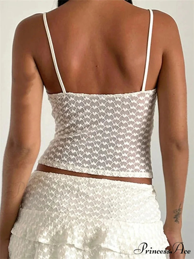 Bowtie Patchwork Sleeveless Open-back Crop Top croptop-250126