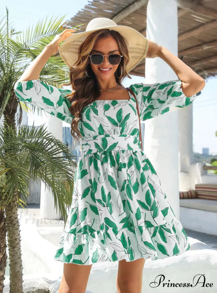 Boxy for Ruffled Neckline Gown Holidays