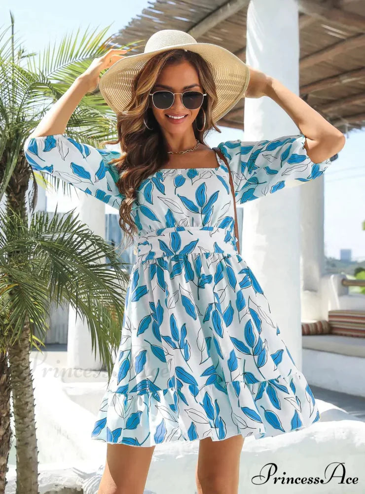 Boxy for Ruffled Neckline Gown Holidays