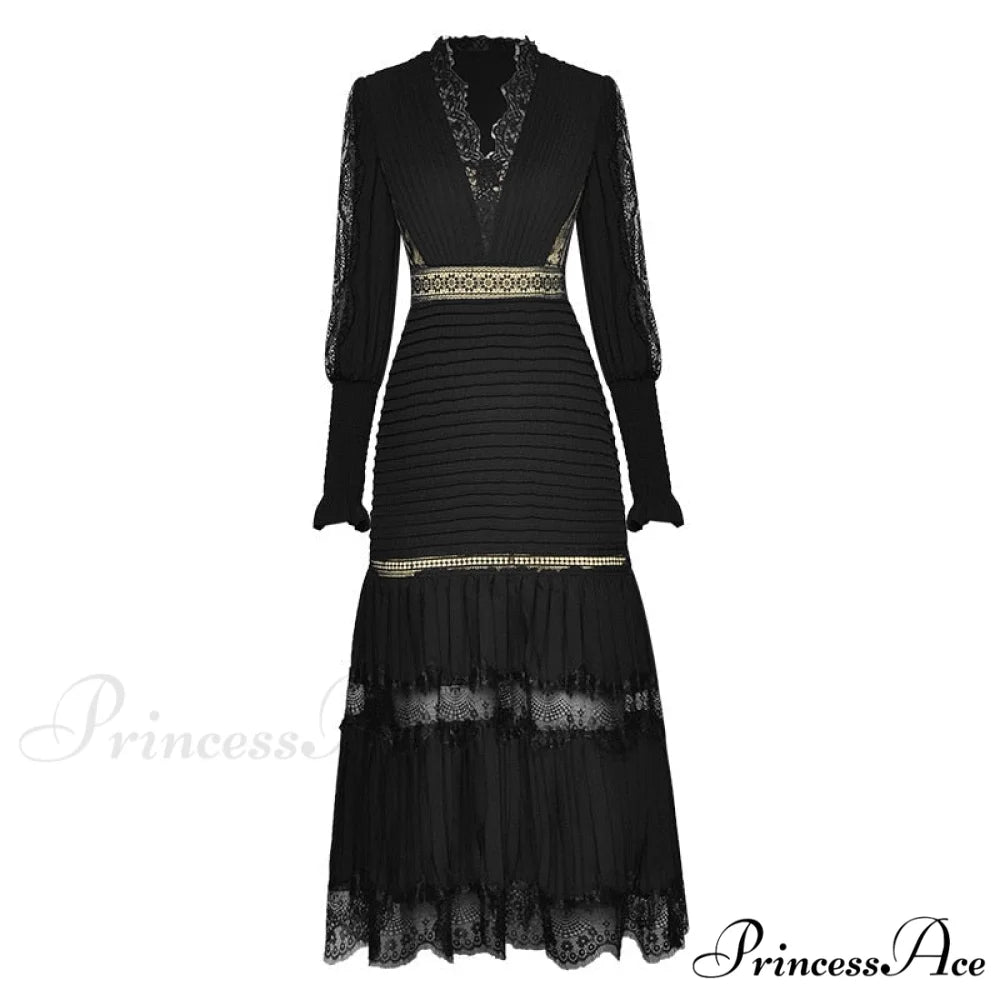 Breasted Arm Sexy Flower Long and Single with Embroidery Tulle Full-Length Warm-Season Party Gown Layer Lace Ruffle Robe