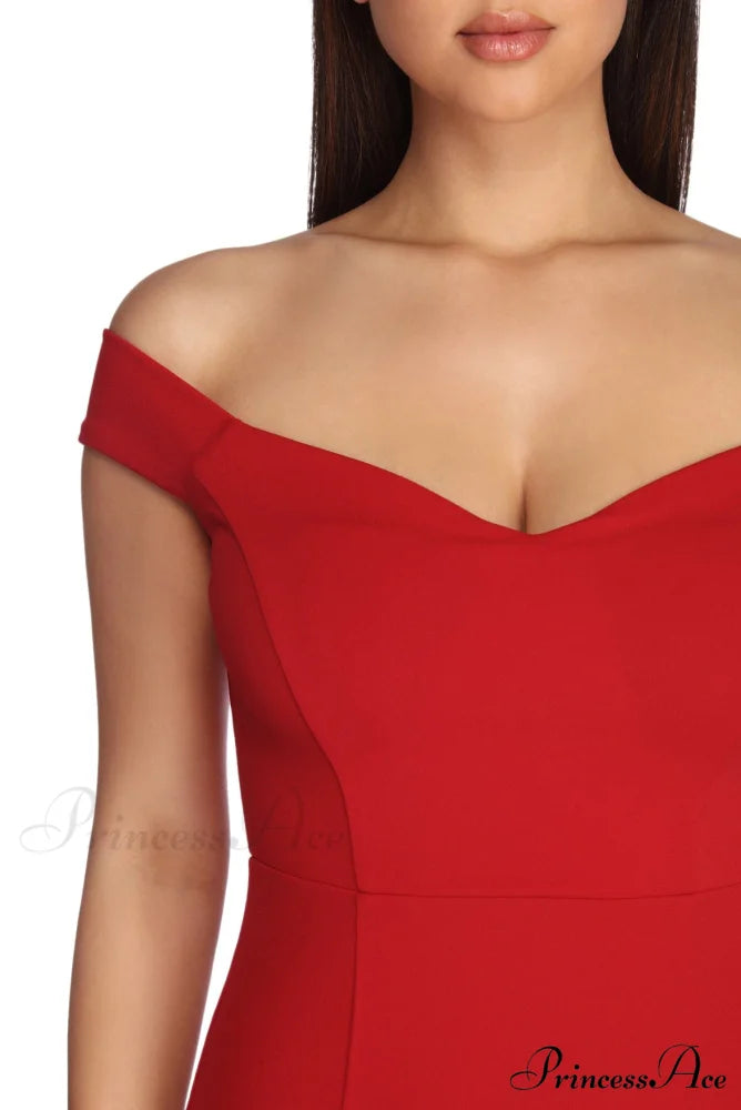 Briar Formal Off Charming The Shoulder Dress