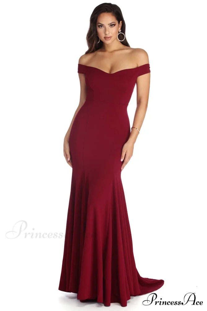 Briar Formal Off Charming The Shoulder Dress