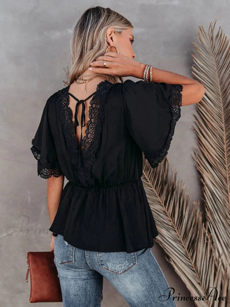 Brief Lace Arm Panel for Top Women