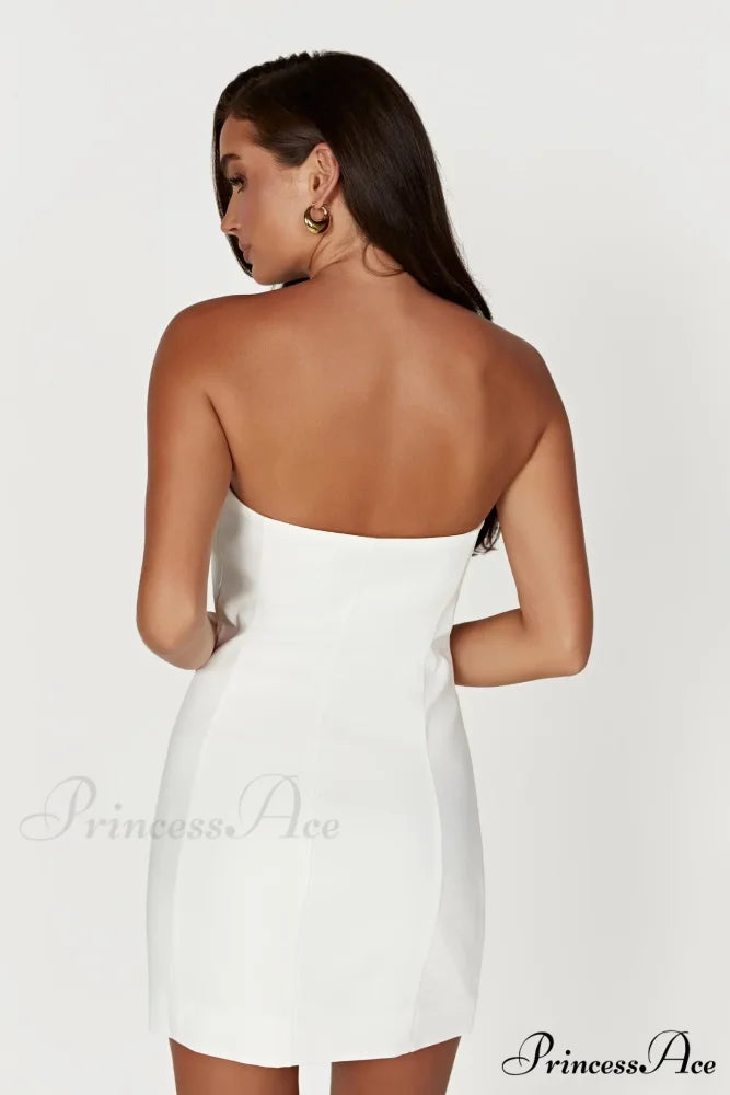 Brooks Rose Stylish Mini Dress 30 Days / 6 / S / White