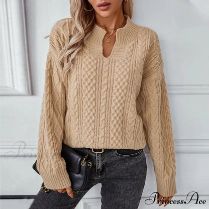 Brown Cardigan Urban Sweater swraters-241228