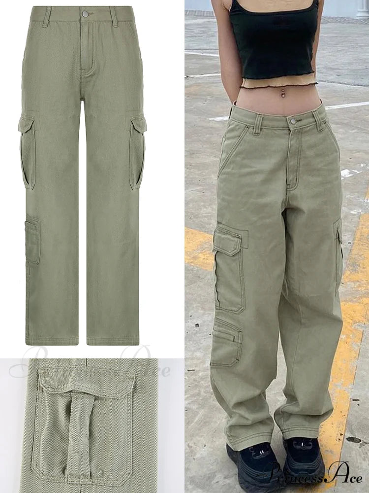 Brown Vintage Baggy Jeans Blue2 / S