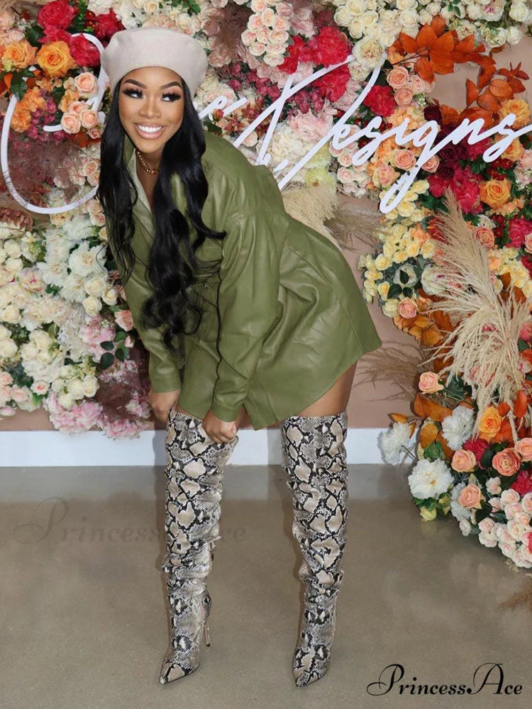 Buckle Belted Graceful Flare Leg Pants