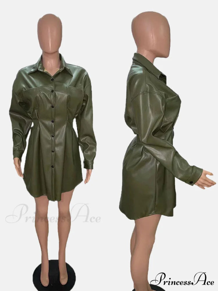 Buckle Belted Graceful Flare Leg Pants